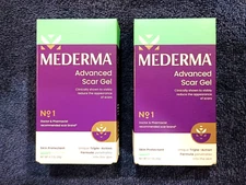 (Lot of 2) Mederma Advanced Scar Gel/Reduce Appearance Of Scars