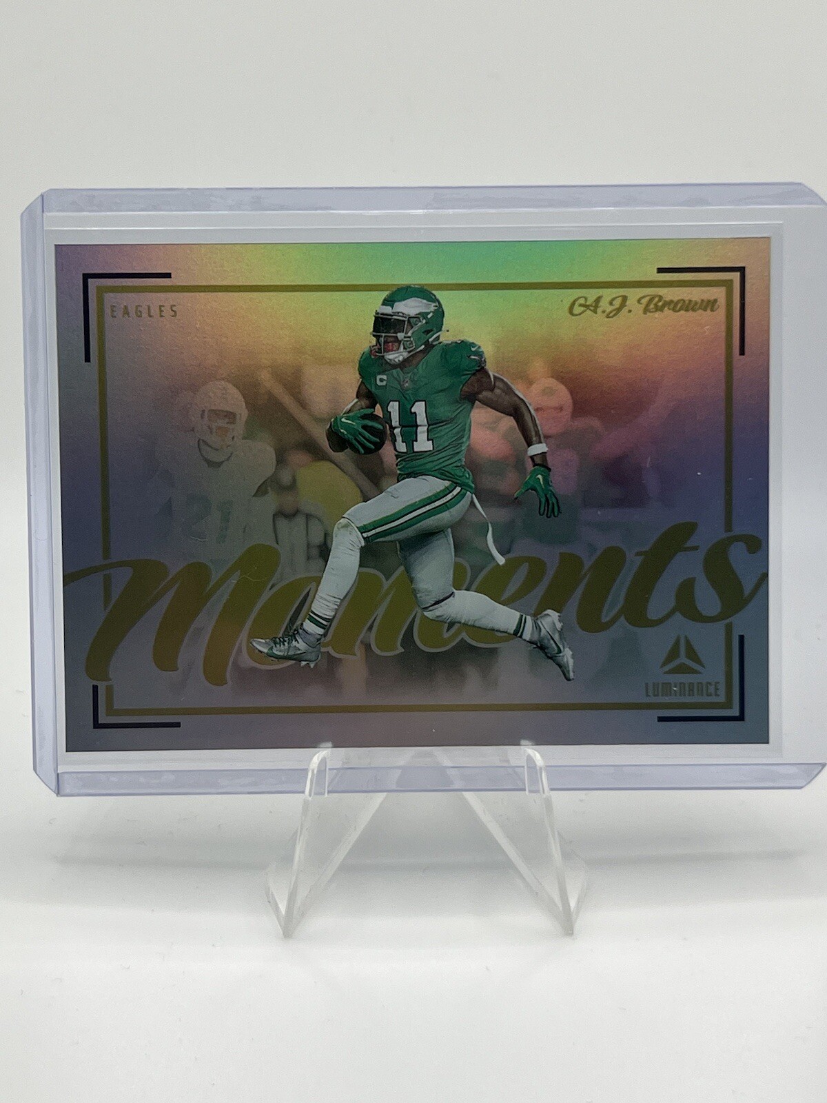 2024 Panini Luminance AJ Brown Moments SSP Case Hit #M-ABN