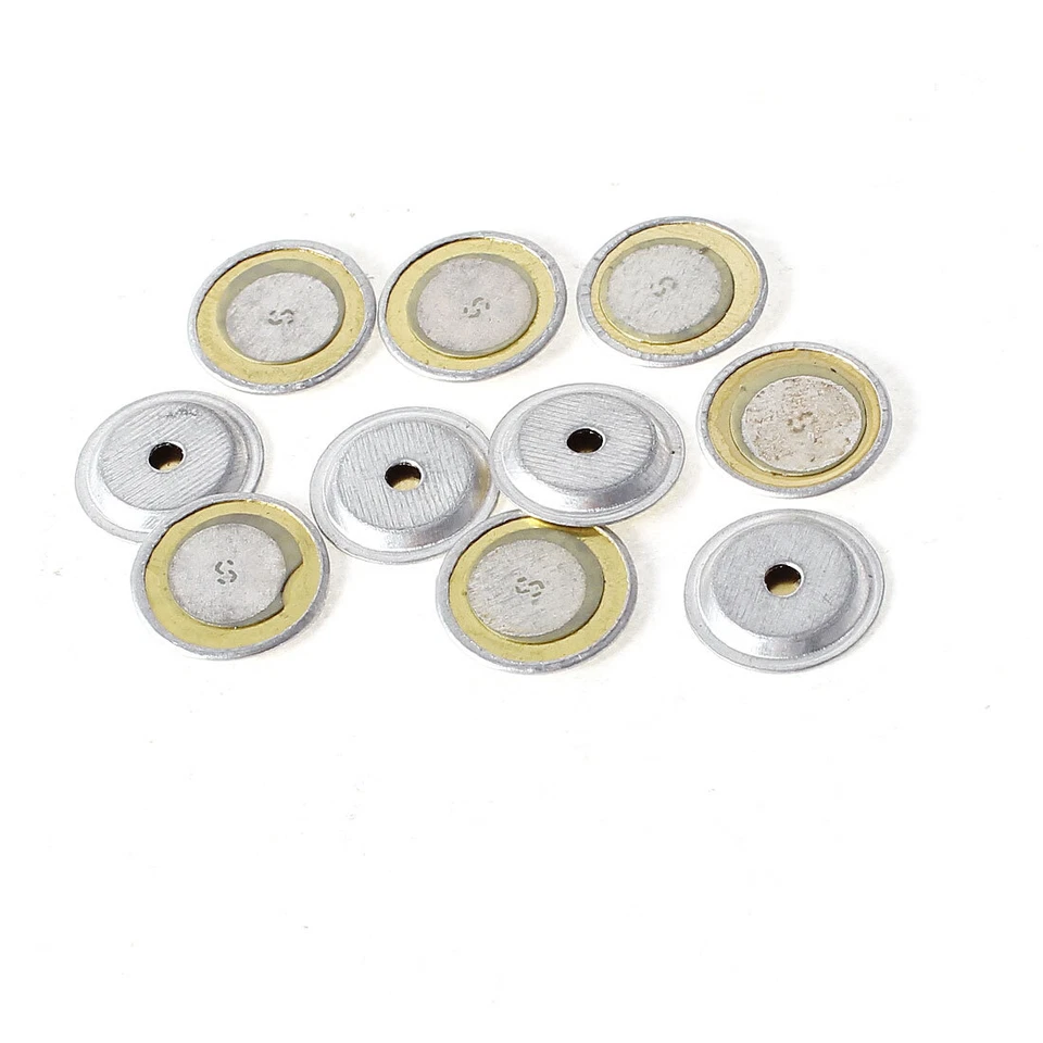 10Pcs 12mmAluminium sonore piézoélectrique Composant électronique Joint Pelicule - Photo 1/1