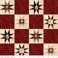 Naughty or Nice C16266 Red by Teresa Kogut for Riley Blake Design - by half-yard