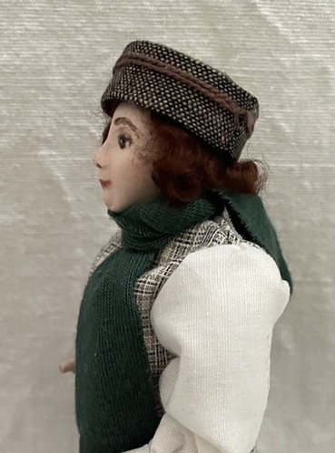 Maison de poupée Tudor marchand homme 1:12 poupée d'artiste fait main pâte à modeler - Photo 6/13