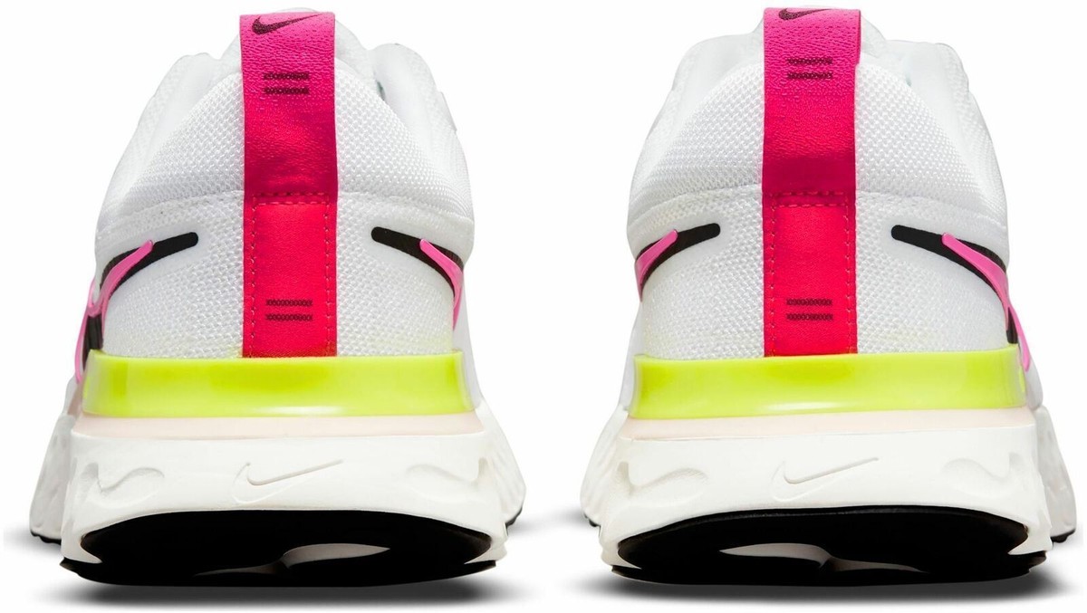 Nike React Phantom Run Flyknit 2 Women\'s White Volt Pink‎ Running Shoes W Nike React Phantom Run FK 2 Women main image 4