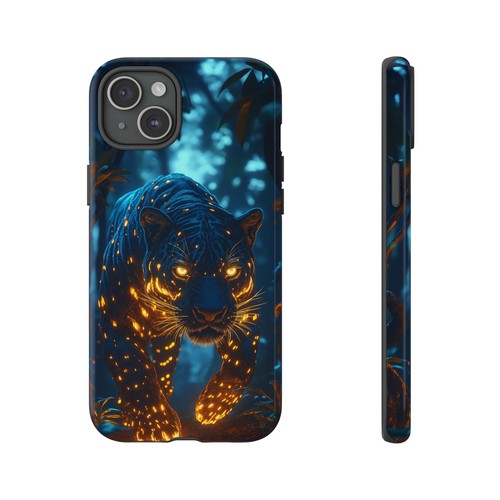 Bioluminescent Leopard Glow Phone Case for iPhone, Samsung Galaxy, Pixel - 第 48/239 張圖片
