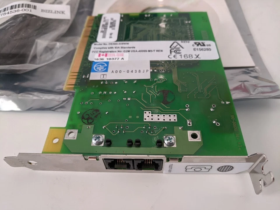 NEW Digitan Lucent V.90 56K PCI Data/Fax Hardware Controller Base Internal Modem - Image 3 of 4