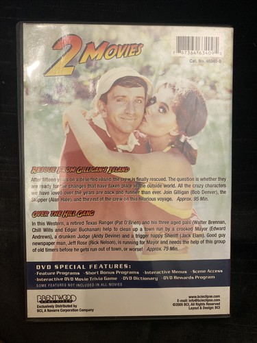 2 Great Adventures: Rescue from Gilligan's Island/Over the Hill Gang {DVD/2005}* - Picture 2 of 2