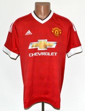 MANCHESTER UNITED 2015/2016 HOME FOOTBALL SHIRT ADIDAS SIZE L ADULT