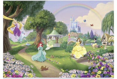 Neu Disney Prinzessin Komar Fototapete Poster XXL Disney Prinzessin Regenbogen