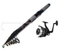 Shakespeare Beta 70  Reel & Telescopic 3.6M 12FT Carbon tele Travel Fishing Rod