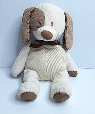 Koala 12" Baby Dog Plush Puppy Bean Stuffed Animal Toy Beige  Brown