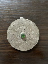 Bijoux Berbère fibule cabochon verre XIXe Maroc