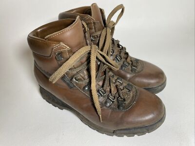 Raichle Switzerland Hiking Boots Size 6.5 Brown Leather