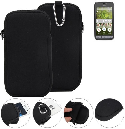 Housse Néoprène Pour Doro Primo 413 - Protection Slim Avec Clip Ceinture - Neuf