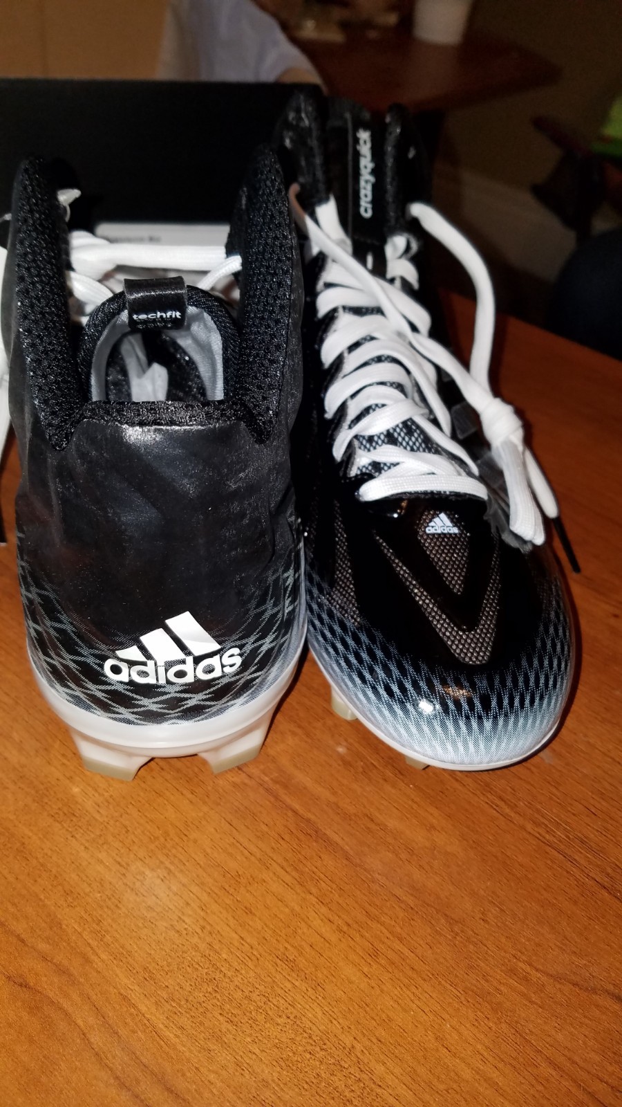 NIB Vintage Adidas Size 12.5 Crazyquick Mid Football Cleats G98780 FAST