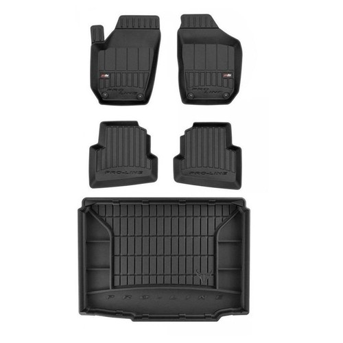 TEXER Textil Fußmatten Passend für VW Touran I Bj. 2003-2010 Basic