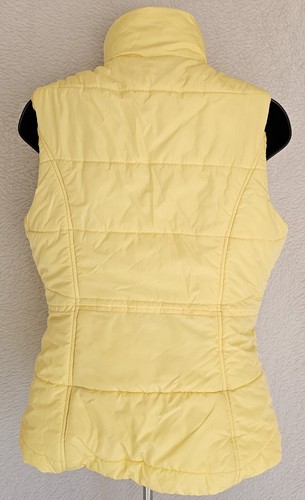 New York & Company Womens Vest Jacket Coat Size S Yellow - Picture 24 of 24