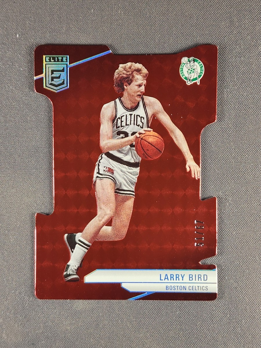 2023-24 Panini Donruss Elite #58 Larry Bird /67 Red Die Cut 2023-24 Panini Donruss Elite #58 Larry Bird /67 Red Die Cut