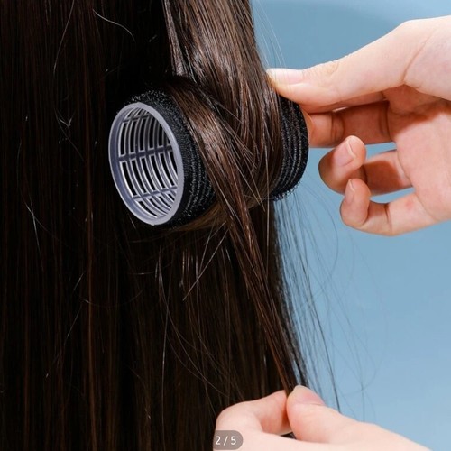 2pcs Large Self Grip Hair Rollers Cling 60mm DIY Hairdressing Salon Hair Curlers - 第 4/4 張圖片