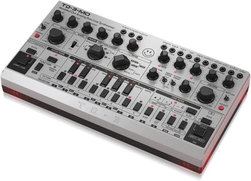 Behringer TD-3-MO-SR Sintetizzatore Bassline Analogico Modello Moddato Argento - Foto 4 di 7