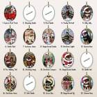 Finnish Lapphund Dog Oval Glass Christmas Hanging Ornaments X-mas Tree D?cor