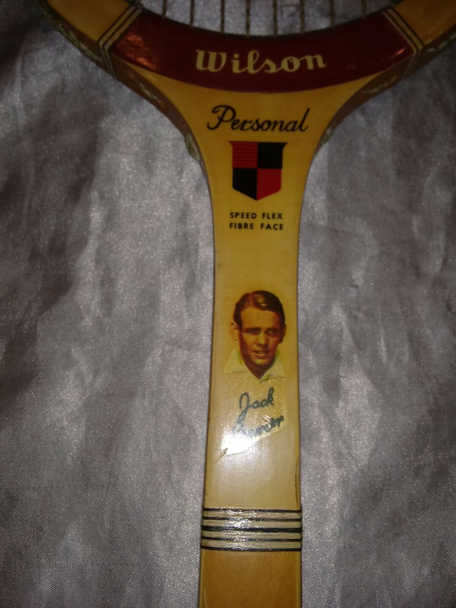 Raquette de tennis en bois vintage Wilson Jack Kramer Personal Famous