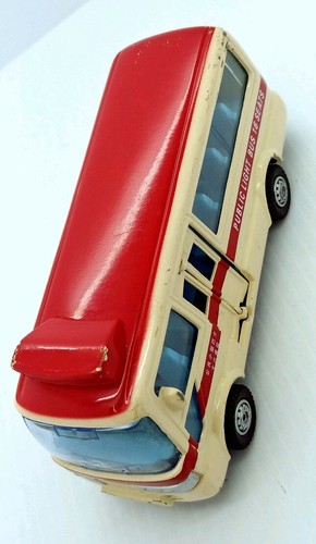Vintage Friction Diecast Model PUBLIC LIGHT BUS 16 SEATS in good condition - Picture 9 of 9