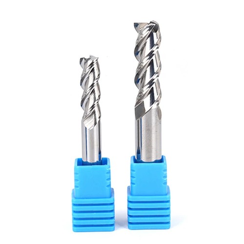 Fresadora de extremo de carburo 3 flautas fresado de aluminio 1-20MM 50L 75L 100L HRC50 accesorio CNC - Imagen 12 de 12