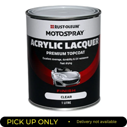 Rustoleum clear coat shop over acrylic paint