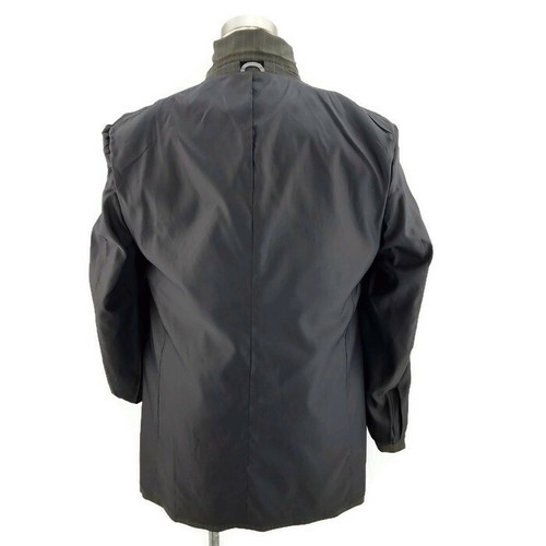 Oleg Cassini 3 Button Gray Wool Stripe Sport Coat Blazer Jacket Mens 46L - Picture 9 of 9