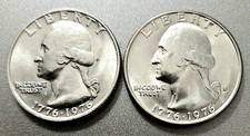 (2) 1776-1976 Bicentennial Washington Quarters: P&D. High Grade Coins.