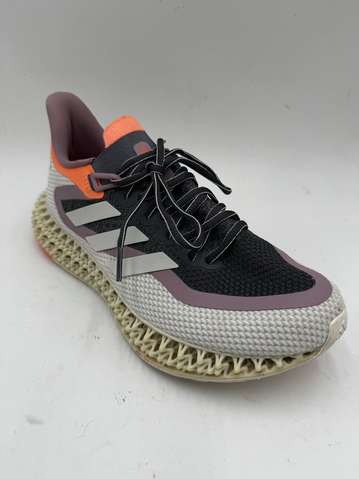 Adidas 4DFWD 2 Sneakers Women's Size 7.5 Grey Beam Orange Running Shoes GX9269