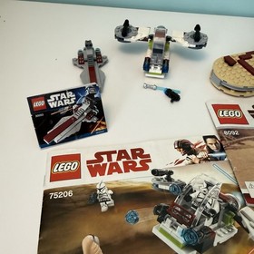 LEGO Star Wars LOT: 9488 30053 75206 8092 9490 9676 Partial Sets See Photos
