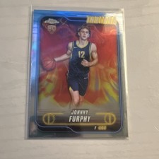 2024-25 Topps Chrome Rookie Johnny Furphy #139 Indiana Pacers