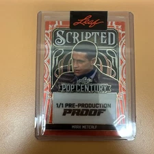 2024 Leaf Metal Pop Century Proof 1/1 Red Gold Prismatic - Mark Metcalf