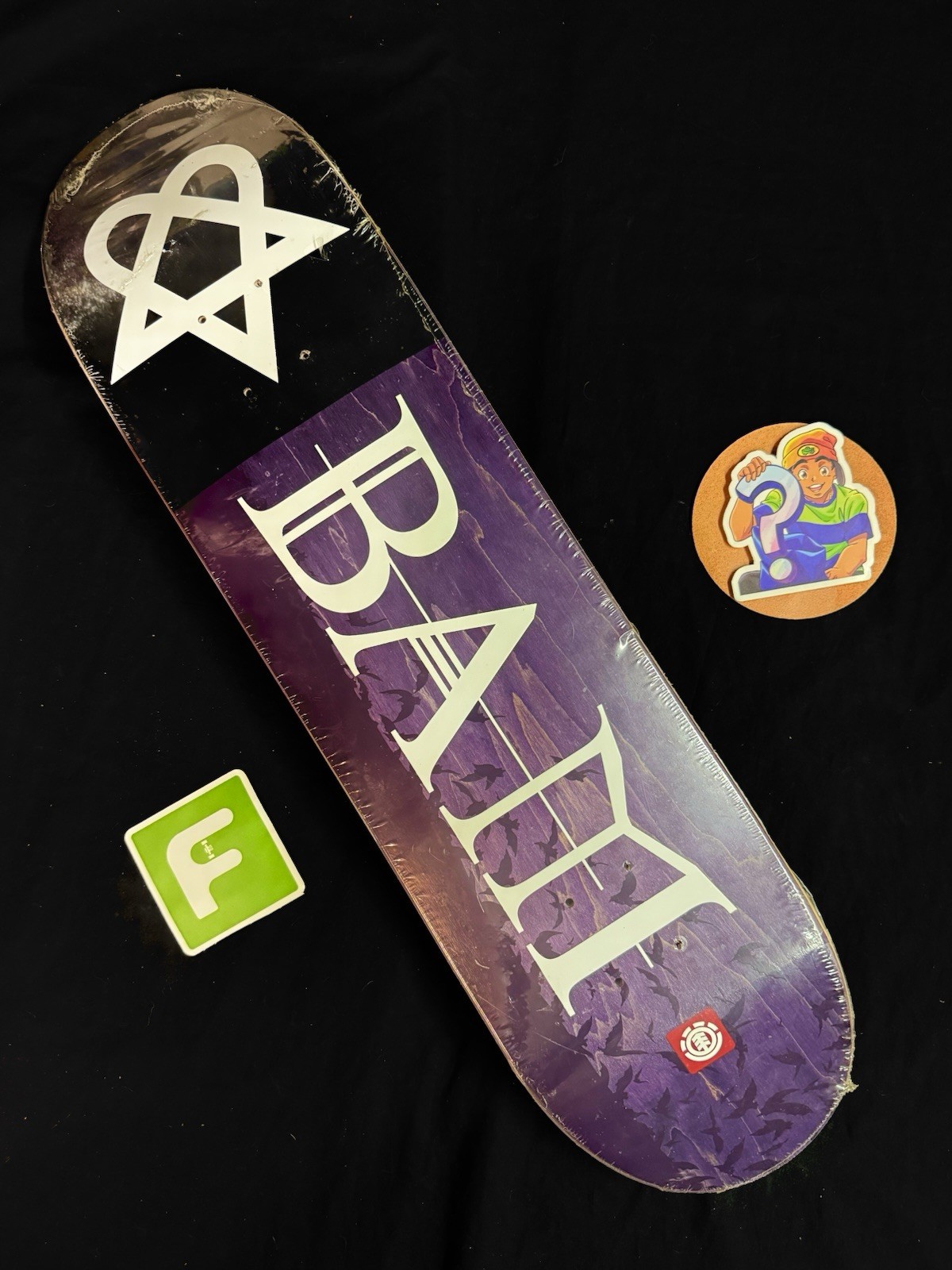 SUPER RARE Bam Margera Purple HIM I Reissue Element Skateboa