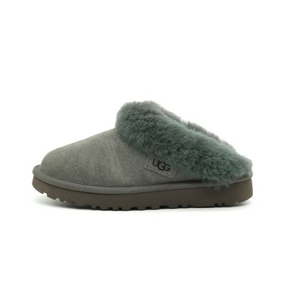 UGG Damen 1115134 pantoffel dunkelgrau wildleder gefüttert hausschuhe EU 37