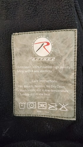 Winter Security Jacket Rothco LARGE Guard Private Investigator Doorman Nightclub - Picture 5 of 6