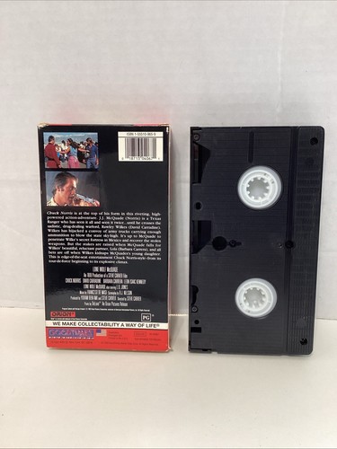 Lone Wolf McQuade (VHS, 1983/93, Goodtimes) Chuck Norris David Carradine Action - Picture 3 of 6