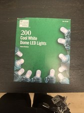 Home Accents 200 Count Cool White Dome LED Lights 58 ft Christmas Wedding Lights