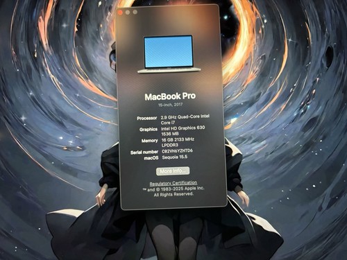 MacBook Pro 15 cali 2017 2,9 GHz i7 16 GB 512GB MPTT2LL/A Świetny stan - Zdjęcie 5 z 7