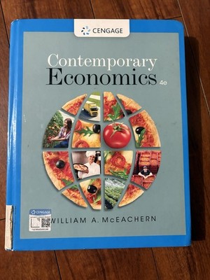 Cengage Contemporary Economics 4th Edition Hardcover Textbook William McEachern