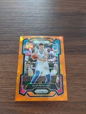 2023-24 Panini Prizm RC Filip Petrusev Orange Cracked Ice 76ers ￼￼
