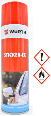 Würth Sticker - EX , Aufkleber und Klebereste entferner Klebstoffentferner 500ml