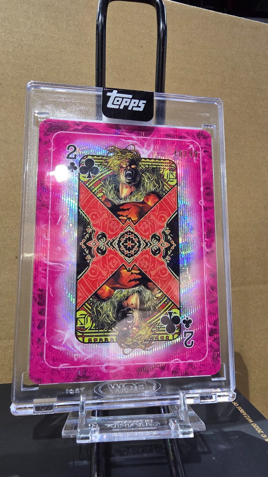Sabretooth 2 Clubs #C-2 Marvel 2025 Topps Mint Gambit's Deck trading card — raw and PSA graded price guide