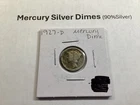 1927 D Mercury Silver Dime in Fine Condition from Denver Mint 010826 91d