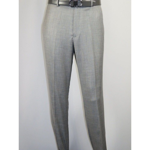 Traje de tres piezas para hombre chaleco VITALI tela suave con brillo M3090 gris piedra 3 piezas - Imagen 11 de 14
