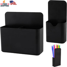 Magnetic Pen Holder 2 Pack Dry Erase Marker Organizer Strong Magnet for Whiteboa