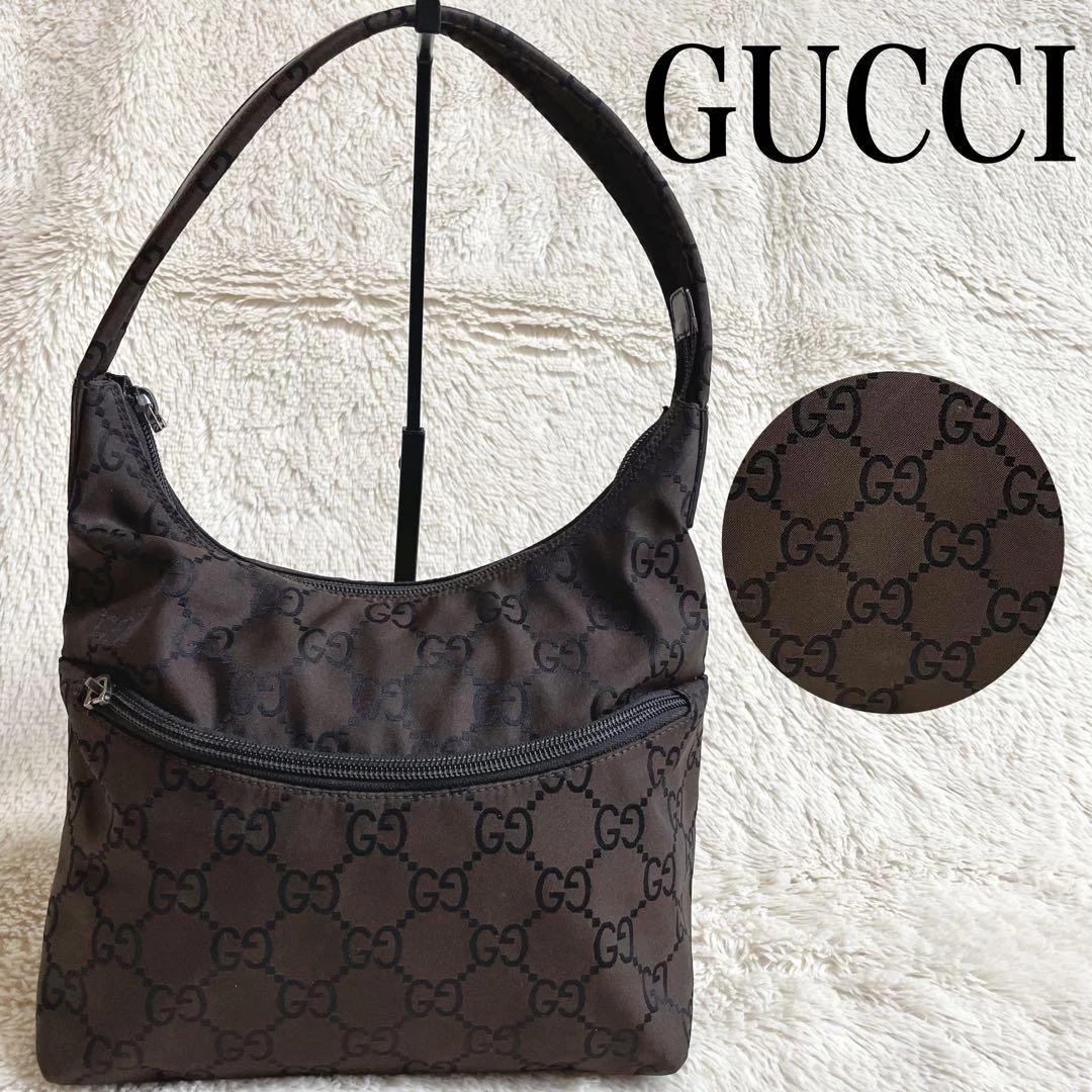 Sac à bandoulière Gucci Gg Jacquard demi lune grand sac à main hobo toile imprimée intégrale