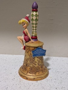 Jim Shore Tinker Bell Jingle Bell Disney  10” Tall Figurine Enesco As Is 