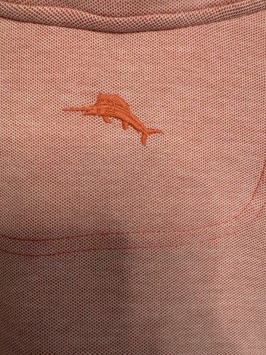 Suéter Tommy Bahama Para Hombre 2XL Coral 1/4 Cremallera Falsa Tortuga. - Imagen 5 de 7