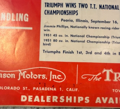 Cycle Magazine January 1952 – Harley-Davidson 74 Road Test, Motorama, VTG ~ VG+ - Picture 19 of 21